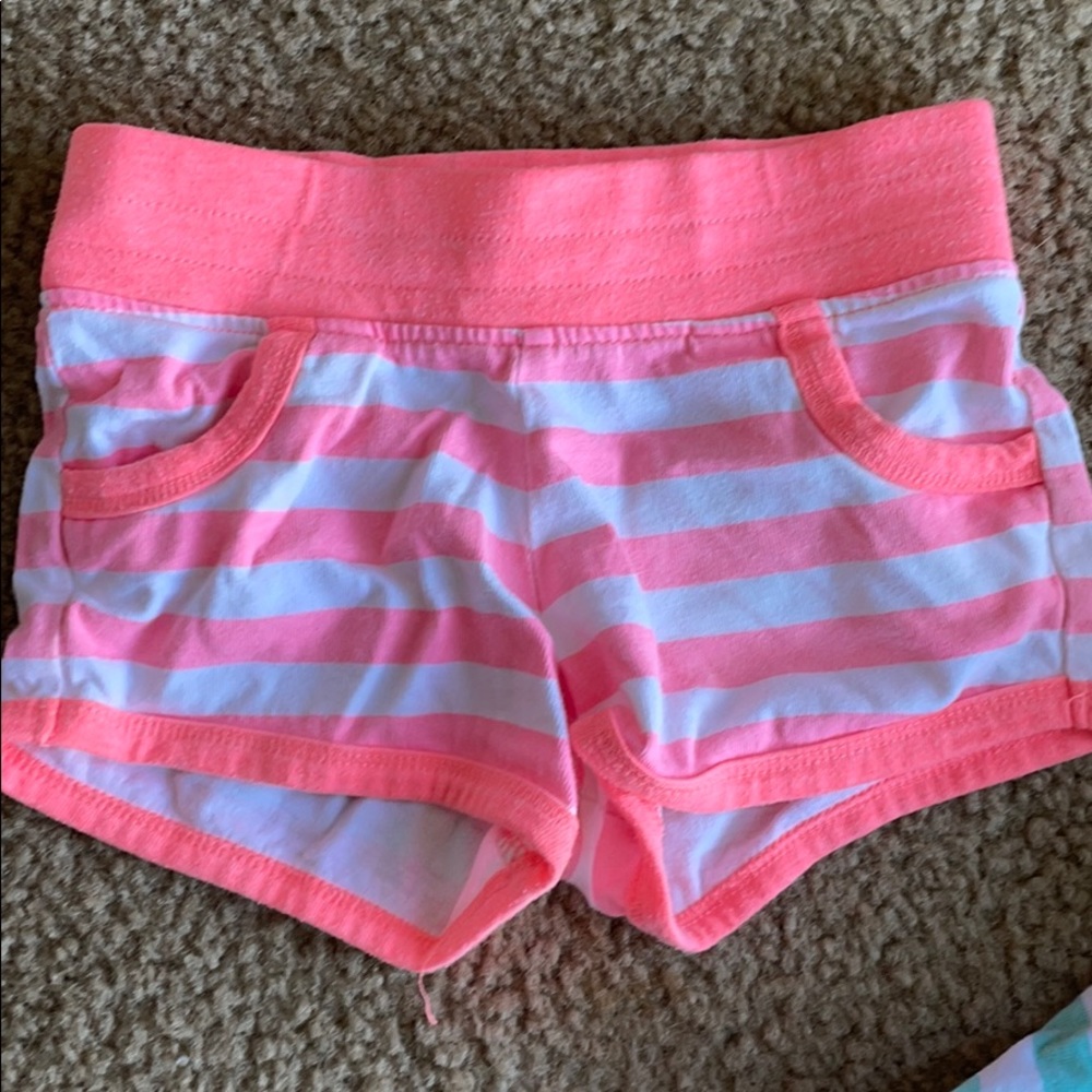 Carter’s girls striped neon shorts bundle 5T - Picture 3 of 5